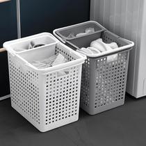Storage basket separation dirty clothes basket classification partition Japanese dirty clothes basket household dirty clothes storage basket square trumpet