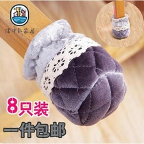 Table Benches Benches Hood Chairs Table Footbed Foot Sleeves Small Size Bag Feet Table And Chairs Anti-Grinding Feet Steel Pipe Anti-Wear