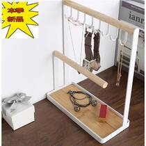 Earring shelf display stand home storage window easy European iron kindergarten double product table
