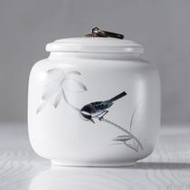 Tea pot Ceramic large half-catty storage pot Sealed pot Puer black tea Green tea tea pot Packaging sealed pot