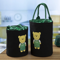 Lunch box Hand bag insulation bag lunch box bag office workers hand-held lunch bag Primary School aluminum foil thick with rice bag