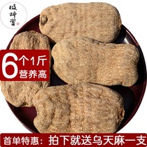 Large Gastrodia elata 500g non-wild Yunnan Zhaotong Wutianma special fresh natural sun-dried sliced grinding powder