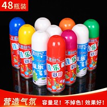 Hand spray snowflake ribbon spray foam spray Daquan spray snow cans color spray wedding wedding wedding supplies flying snow
