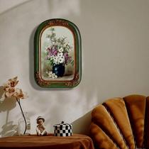 Straight for French style light extravaganza Classical Sculpture Flower Vintage Resin Photo Frame Hang Painting Art Frame Swing Table Hanging Wall