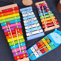 Infant children eight-tone hand knock piano small Xylophone 8 months baby puzzle music toy 1-2-3 weeks old early education