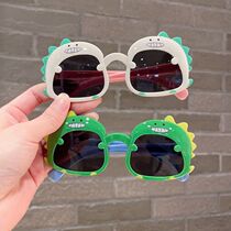 Children Sunglasses Boy Ink Big Face Super Cute Ultraviolet Cute Children Sunglasses Boy Ink Big Face