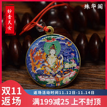 F004 voices tian nv Amulet pendant Buddhism car amulet badge Buddha pendant diameter 3 5cm