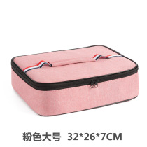 Oxford cloth lunch bag student lunch box bag Hand bag waterproof flat belt rice bag lunch bag aluminum foil rectangle