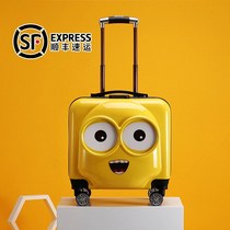 Childrens suitcase Small boy suitcase Female 20 inch baby trolley box custom logo cute boarding suitcase