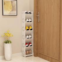 European household door simple small shoe rack Economical corner drop mini multi-layer bathroom narrow shoe cabinet saves space