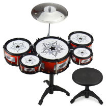Large childrens toy drum set simulation jazz drum Percussion beating toy Beginner practice drum toy