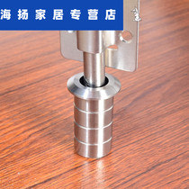 304 stainless steel ground bolt hole plug dust cover sand cover dust cover dust cover sand cover cylinder dust proof lock pin hole plug device thickened