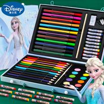 Childrens Frozen Painting Set Gift Box Drawing Tools Watercolor Pen Childrens Art Learning Supplies