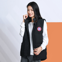  Official flagship store Canada goose vest down jacket womens mid-length thickened warm Parker clothing