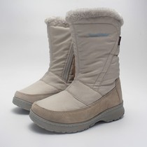 Cold-resistant-30 ° American tail single micro-defect leakage Outdoor Plus velvet warm waterproof winter snow boots women