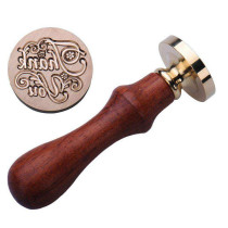 Unique Wood Handle Wax Seal Stamp Wedding Custom Greetings