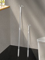 Clothing pole household clothes pole ya fork retractable aluminum pole fork head dormitory lengthened pick to take balcony clothes fork pole