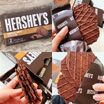 Hershey HERSHEYS thick chocolate biscuits waffle muffins waffle crackers Korea imported snacks