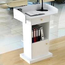 Purchase a multimedia teaching mobile lecture desk training course WBQ with room station office reception table