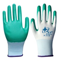  Brand multi-function protective dipping nitrile comfortable working gardening labor gloves can be equipped with a single right hand gloves