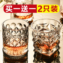 Whisky glass ins Nordic creative chicken tail foreign wine glass Drink brandy net Red glass Home beer glass