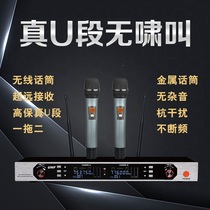 One to two wireless microphone Home K song professional stage performance KTV special conference wedding U-segment microphone