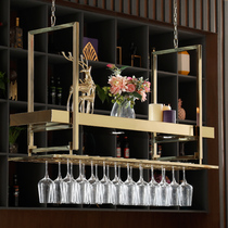 Wine rack hanger shelf Decorative storage rack Hanging wine glass rack upside down household bar creative goblet rack
