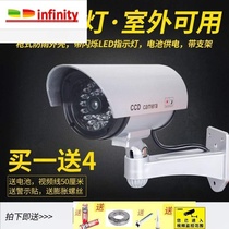  Simple large fake head with light outdoor anti-theft model toy fake monitoring fake monitor machine