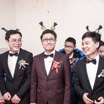 Text hair band Hair accessories Wedding pick-up door accessories Funny brothers group Bridesmaid group headdress Wedding photo artifact