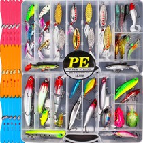 Luya bait set pseudo bait fresh water fake bait thunderfrog horse mouth melon seed sequin Soft Bait