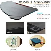 Training chair with table Board meeting room folding chair with writing board student table and chair integrated folding office meeting