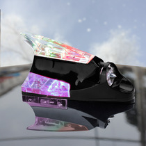 Wind daytime running light shark fin roof modification flash light tail accessories LED warning light anti-rear-end car