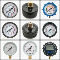 Small pump air scale Air compressor Oil-free machine Direct connection accessories Pressure gauge Barometer horizontal vertical