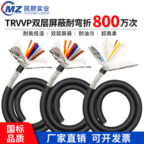 trvvp high flexible drag chain shielded cable 7 8 10 12 16 20 24 core 0 5 0 75 square 1 5