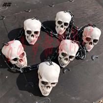 Dead Skull Skull Skull Skull Head Haunted House Pendant Chamber Decoration Props Halloween