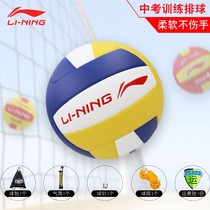 Li Ning Volleyball High School Entrance Examination Student Special Gas Volleyball Competition Training Beach Female Soft Light Hard Children Junior High School Students No. 5