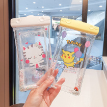 手机防水袋可触屏气囊密封漂流温泉塑料防水保护卡通游泳溯溪装备