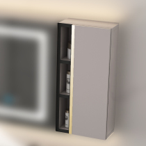 Toilet bathroom side cabinet storage locker solid wood storage cabinet toilet narrow cabinet toilet side cabinet
