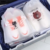Transparent shoe storage bag for shoes travel bag dust and anti-oxidation artifact portable travel packing shoe bag