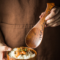 Dabei spoon of meal wooden rice spoon wooden rice spoon wooden rice and rice shovel household