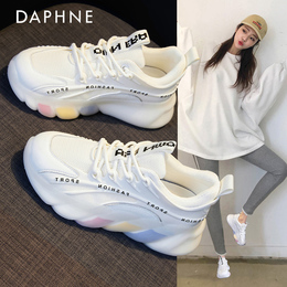 Daphne daddy shoes women's shoes 2021 new summer hot white shoes spring and autumn thick soled sports casual shoes