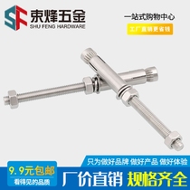M10 stainless steel 304 lengthened expansion screw ultra-long suspended ceiling expansion bolt clothes special expansion screw