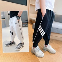 Childrens clothing boys trousers summer new children Korean sports anti-mosquito pants