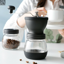 Hand grinding coffee machine Hand coffee grinder Small coffee bean grinder Fresh grinding manual set Home Japan