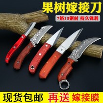 Outdoor grafting artifact fruit tree seedling grafting Bud knife agricultural tool multi-functional special steel cutting knife