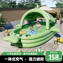 Baby inflatable swimming pool home children child baby family foldable indoor air cushion inflatable summer sunshade