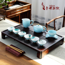 CATHYLADI high-grade kung fu tea set home office guests teapot light luxury tea tray to send leaders