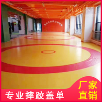 Wrestling mat cover Single martial arts fighting mat cover cloth Tai Chi pusher non-slip professional competition training venue cover cloth