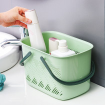 Bathing Basket Bathrooms Dorm Room Students Contained Carry-on Plastic Basket Discharge Shampoo Body Wash Shampoo Basket