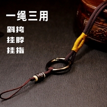Long hand-woven simple hanging neck mobile phone lanyard for men and women mobile phone shell sling mobile phone chain strong and firm